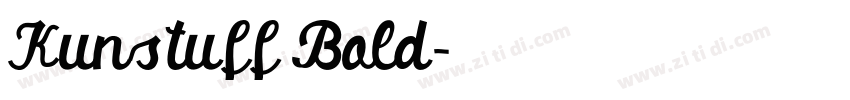 Kunstuff Bold字体转换 Kunstuff Bold字体转换